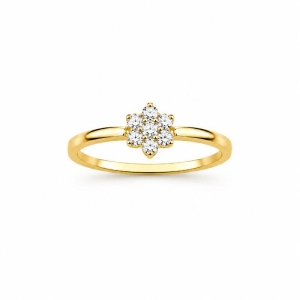 Anel Flor de Cristal