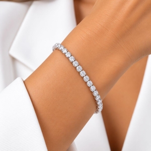 Pulseira Riviera Cristal (2,5mm)