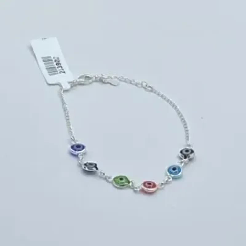 Pulseira Olhos Grego Color Pta