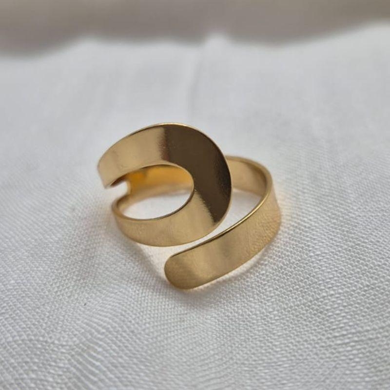 Anel Chapeado Curvas