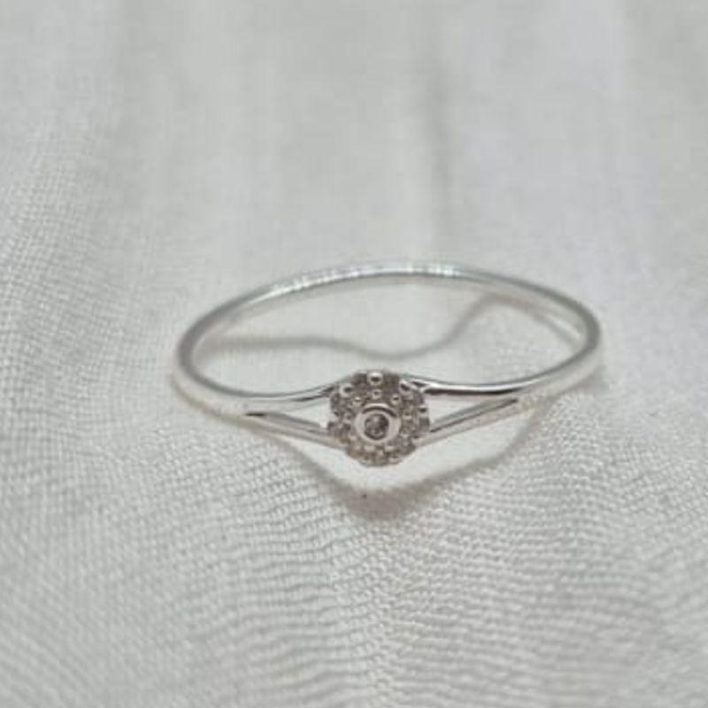 Anel Solitario Brilhantes