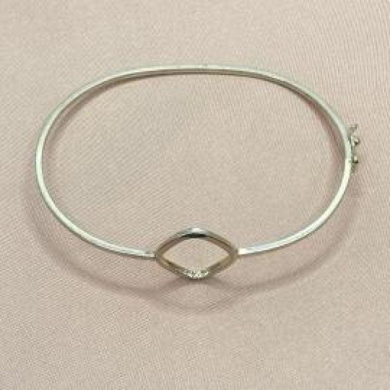 Bracelete Losangulo Prata 925