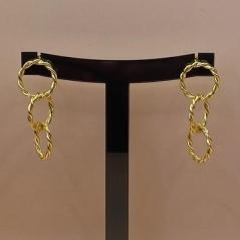 Brinco 3 Argolas Torcidas