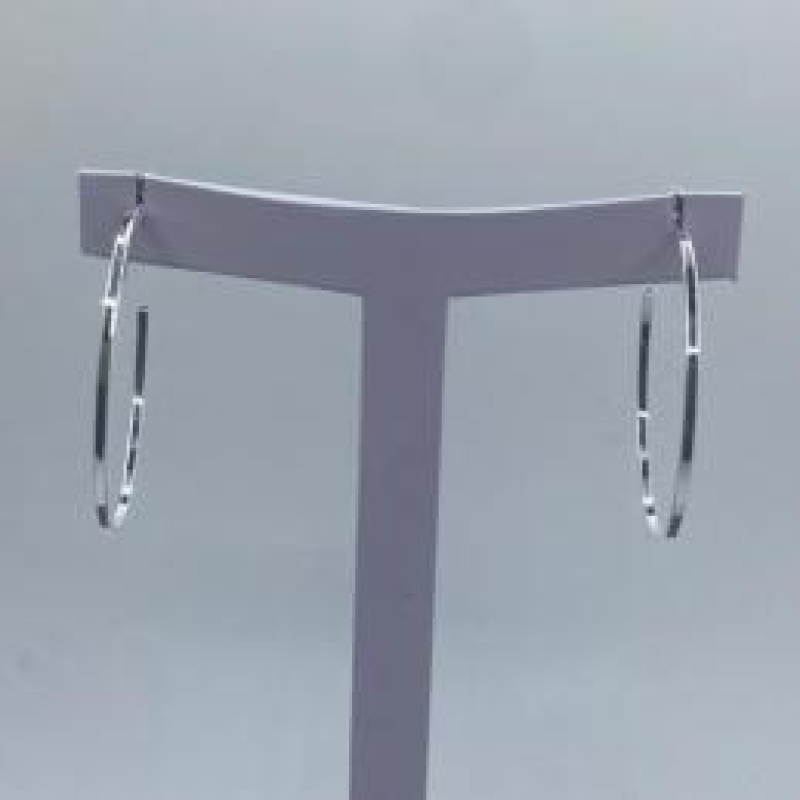 Brinco Argola Achatada Grossa