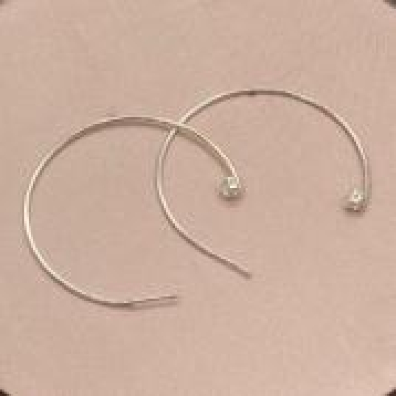 Brinco Argola Brilho Gde Pta