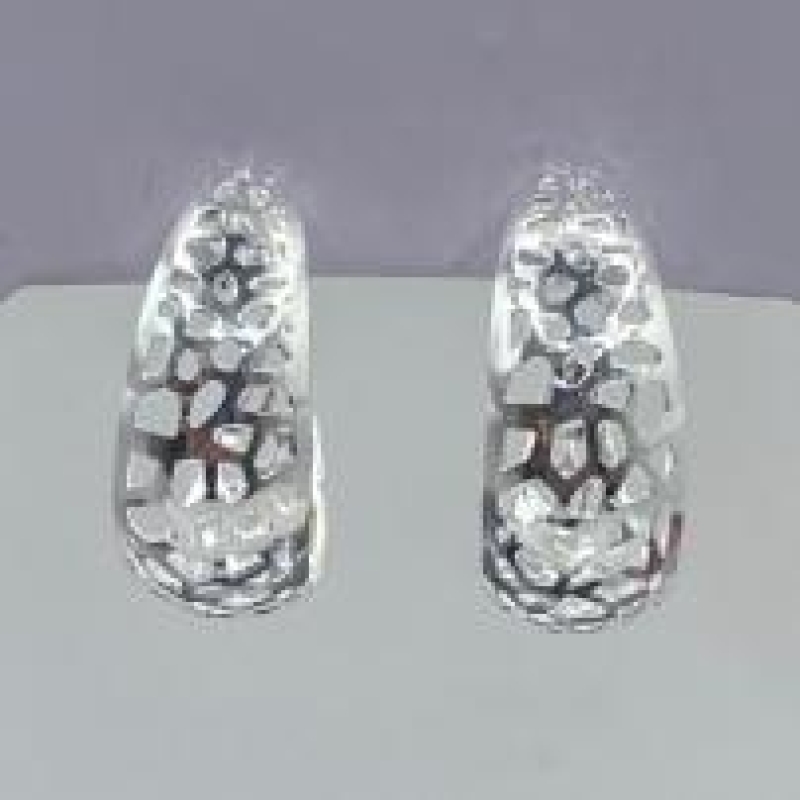 Brinco Argola Chapa Detalhada