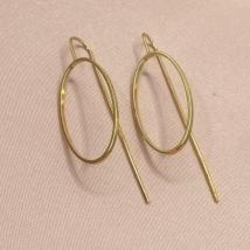 Brinco Argola Dourada c/ Gancho