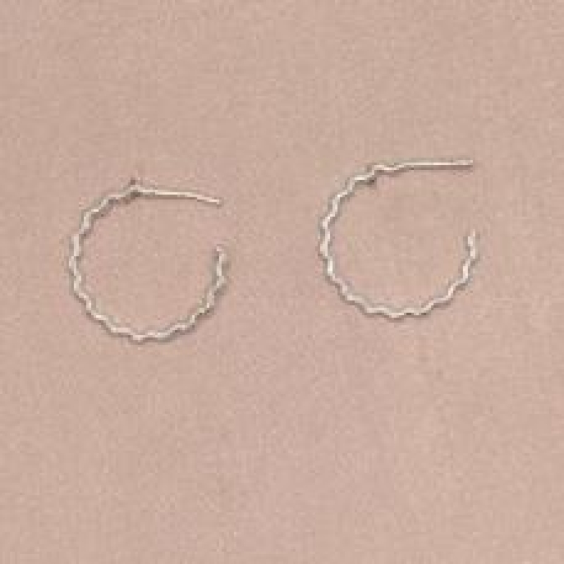 Brinco Argola Ondulada