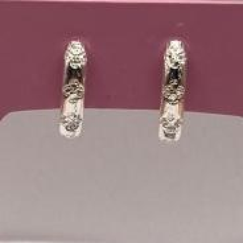 Brinco Earcuff Meia Argola Trabalhada