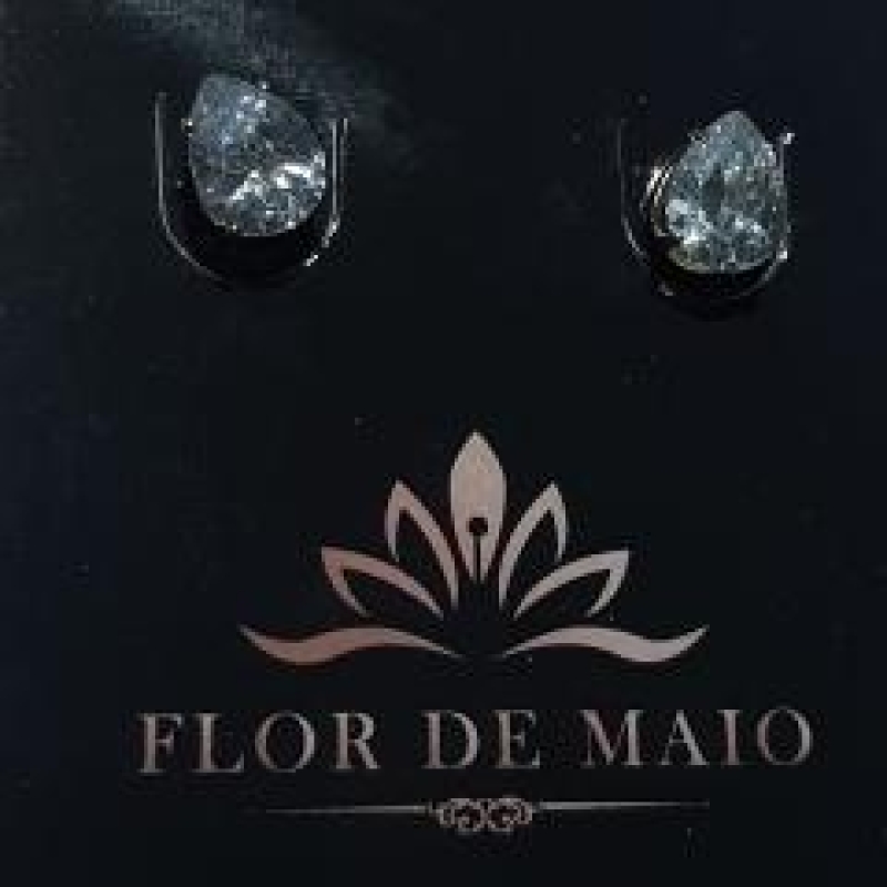 Brinco Gota Cristal