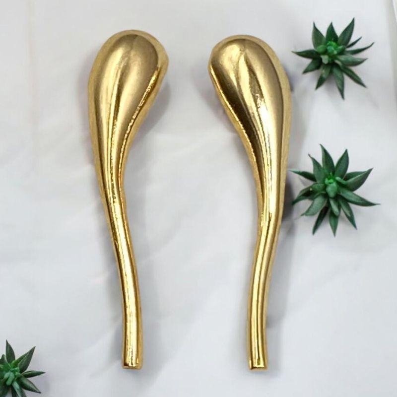 Brinco Gota Lisa Estendida