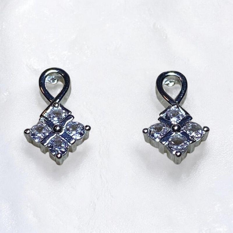 Brinco Losango Brilhantes