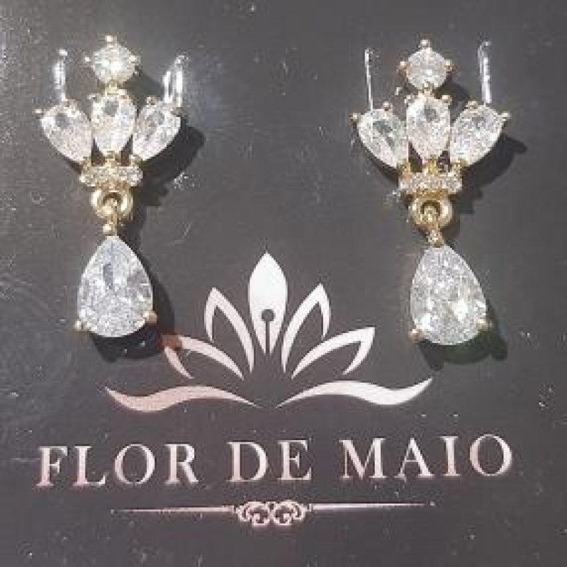 Brinco Pedrinhas Gota