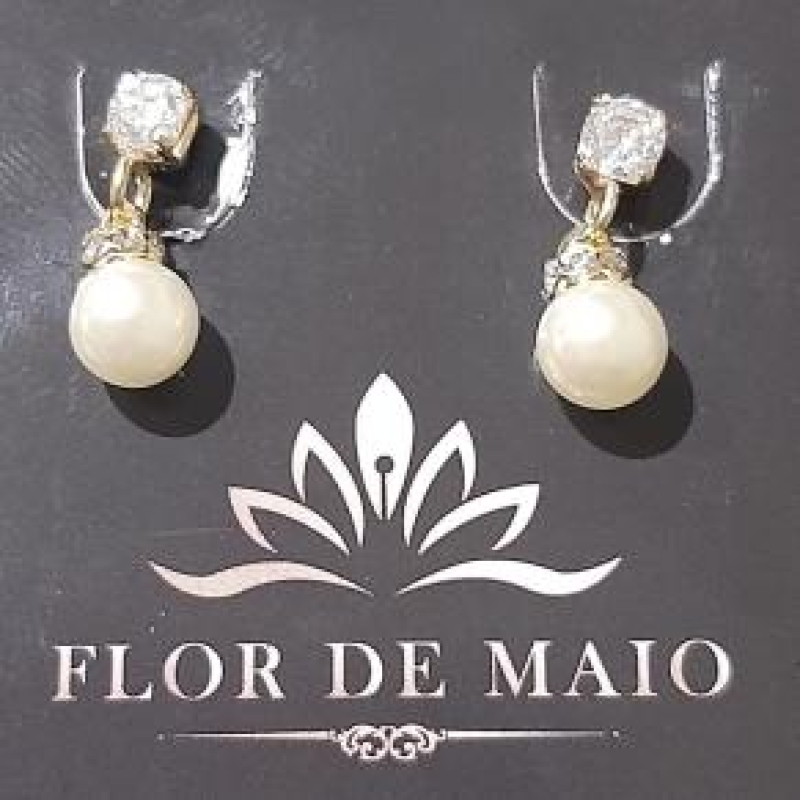 Brinco Perola Pendurada