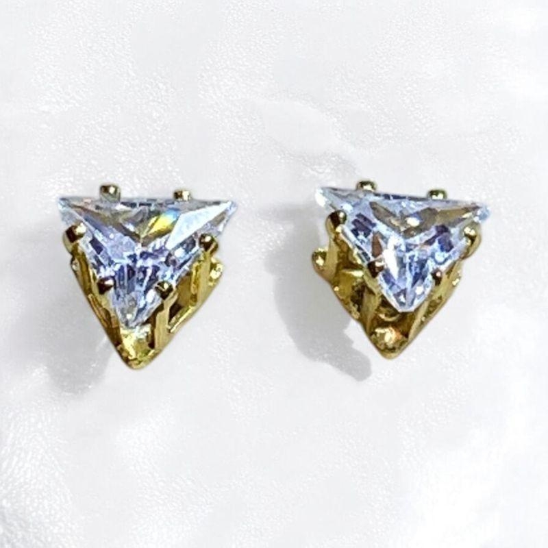 Brinco Ponto de Luz Triangulo