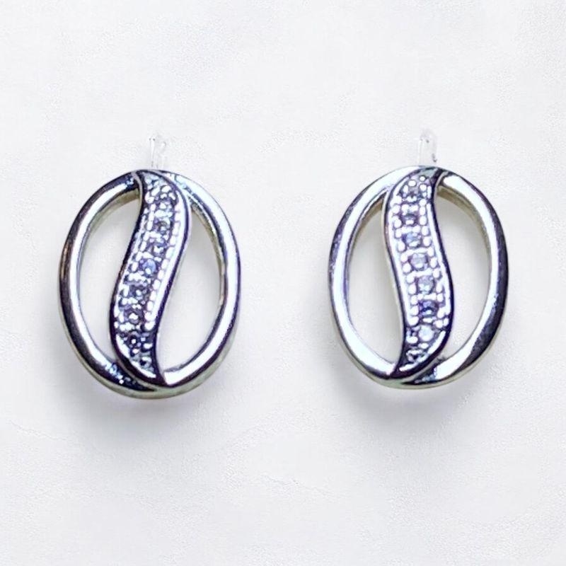 Brinco Redondo Faixa Brilhante