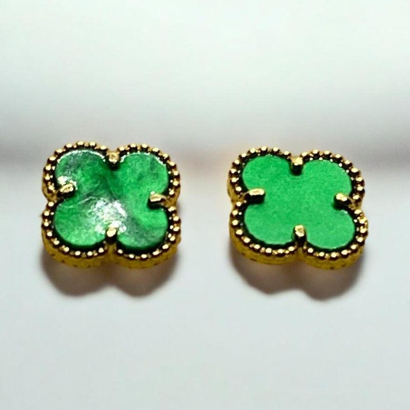 Brinco Trevo Verde