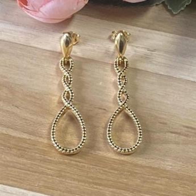 Brinco Zircônias Negras