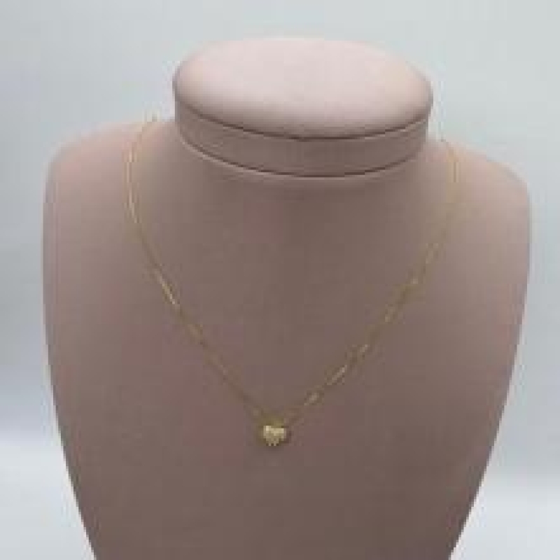 Corrente Coração c/ Zirconias