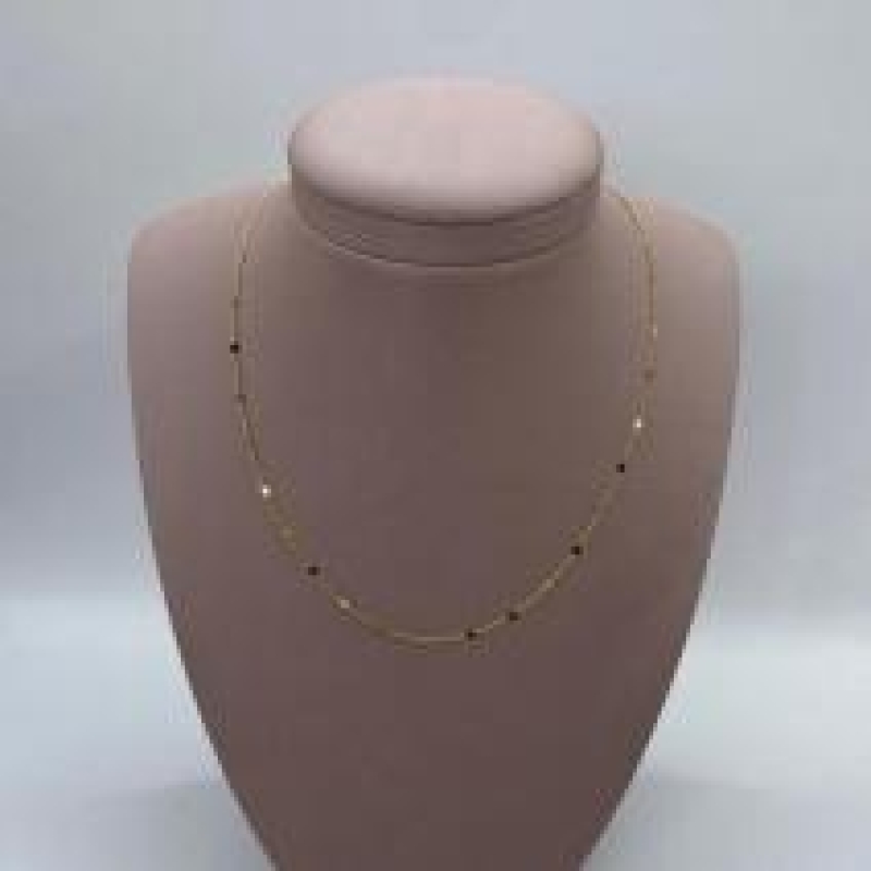 Corrente Dourada Plaquinhas