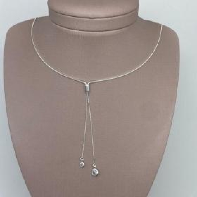 Corrente Gravatinha Prata