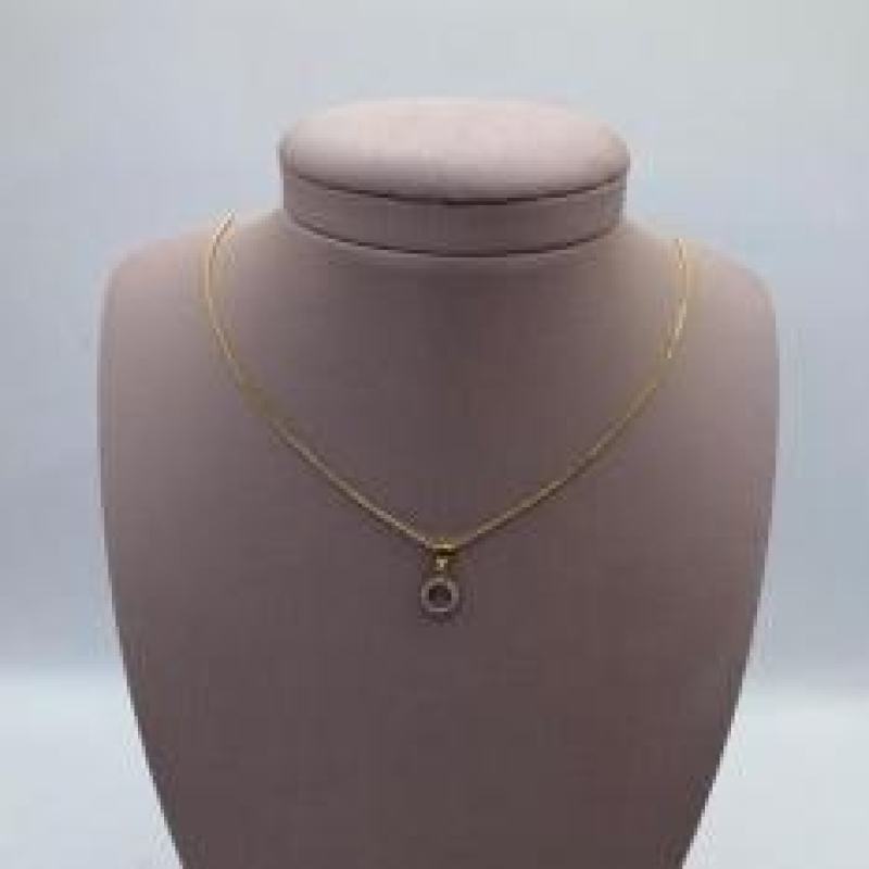 Corrente Pingente Aro Brilhante