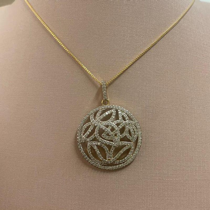 Corrente Pingente Brilhantes