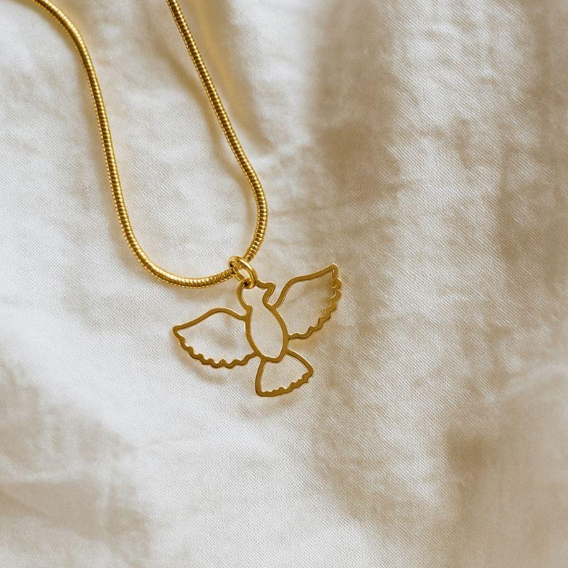 Corrente Veneziana c/ Pingente Espirito Santo