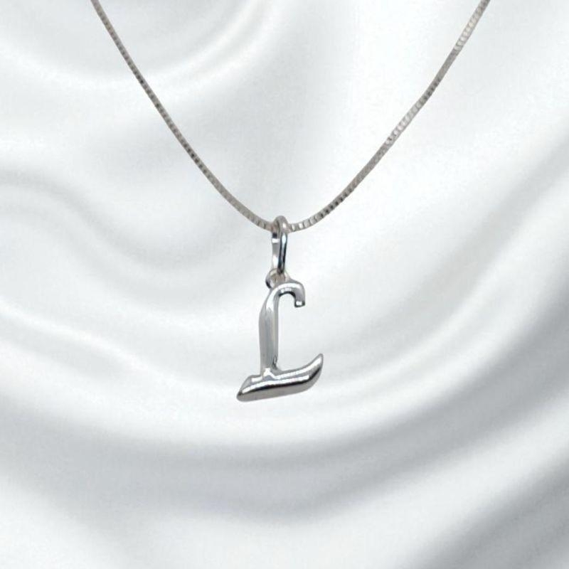 Corrente Veneziana Pingente Letra 