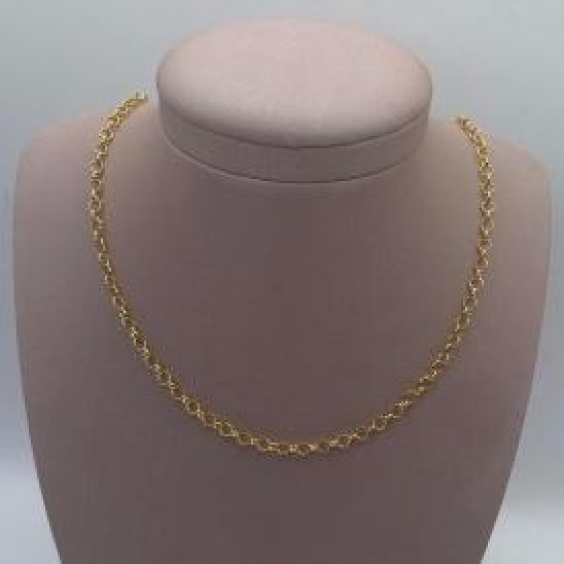 Gargantilha Elos Redondos Médios