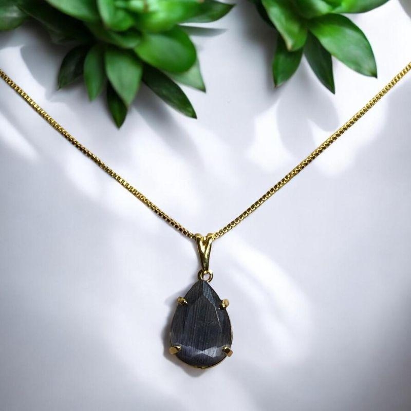 Pingente Gota Escura Leitosa