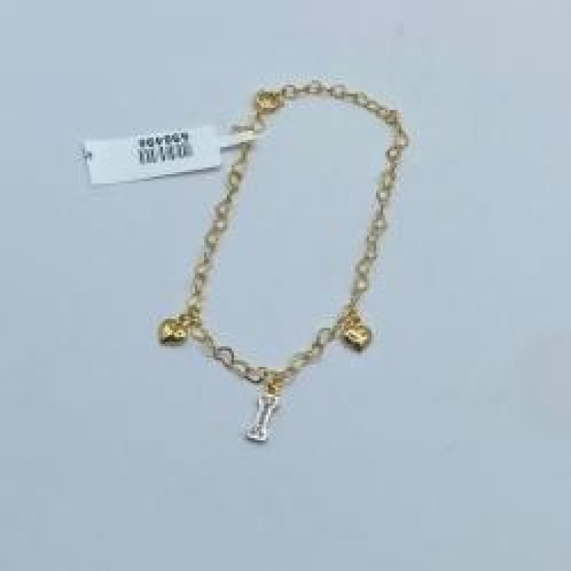 Pulseira Corações Osso Pet