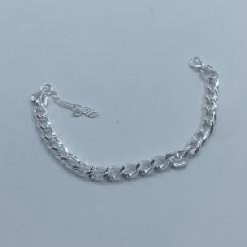 Pulseira Elos Torcidos Prata