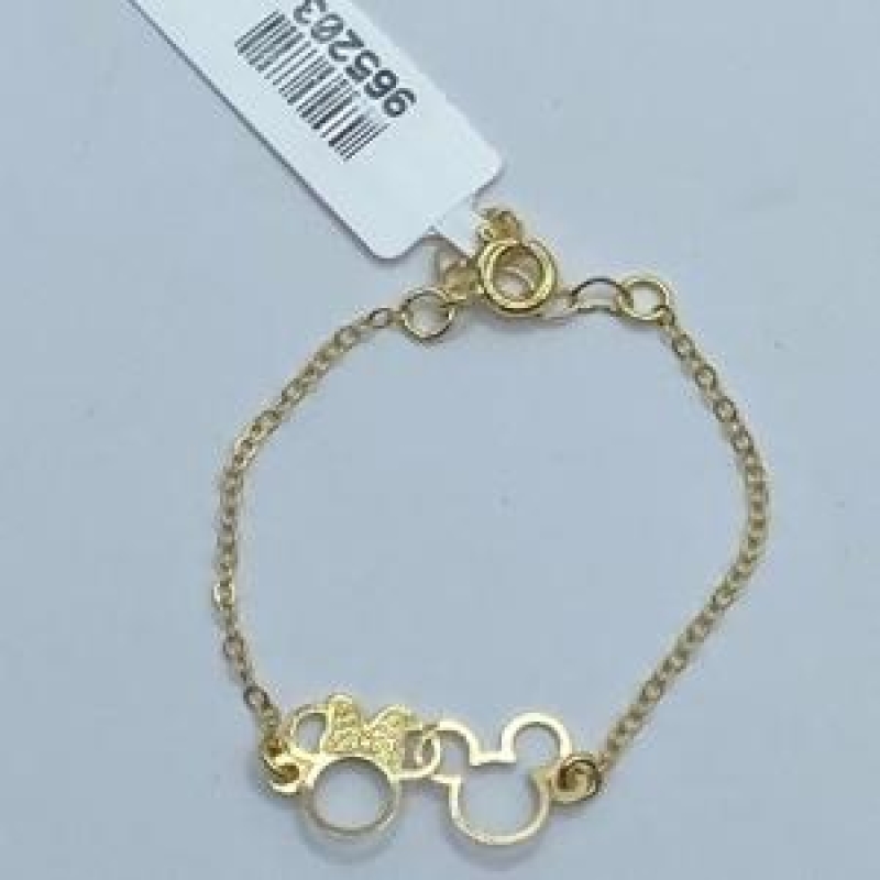 Pulseira Infantil Tipo Minie / Mickey