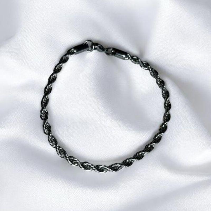 Pulseira Trançado Aço Inox