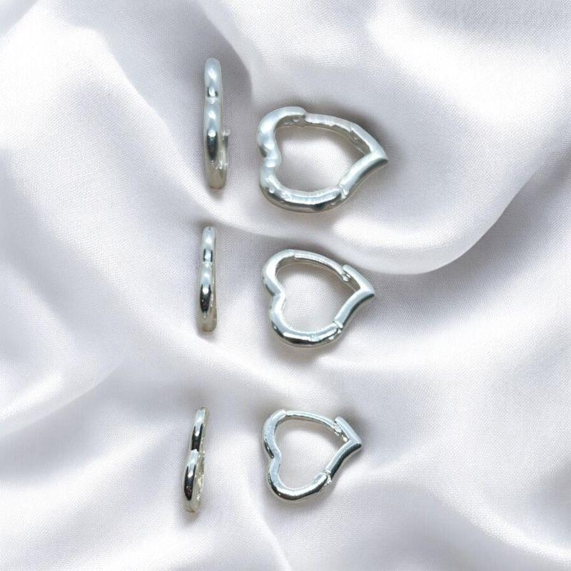 Trio Brinco Corações Liso