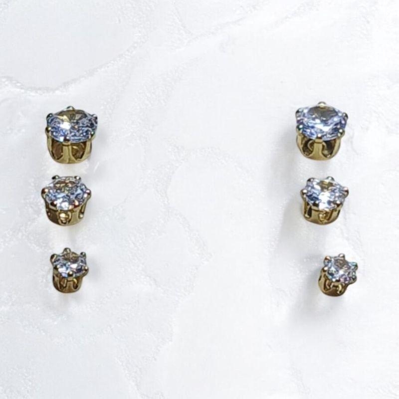 Trio Brincos Ponto de Luz