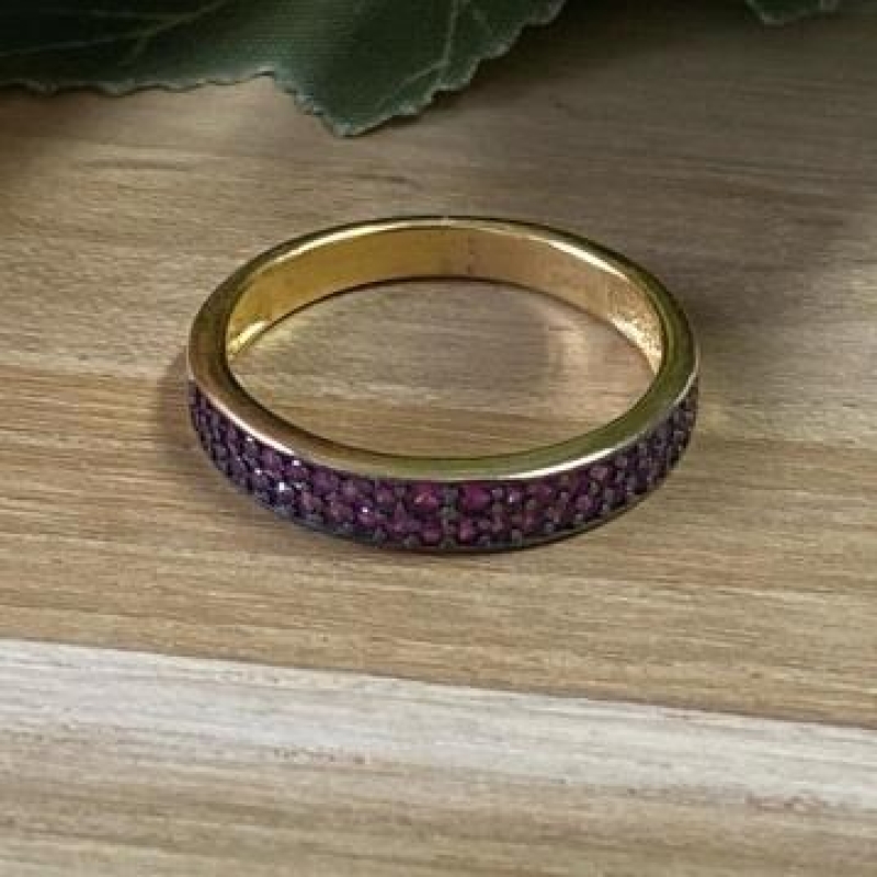 Anel Aparador 2 Filas Rubi