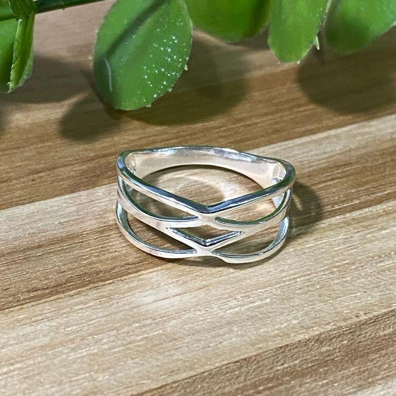 Anel Aros Trançados