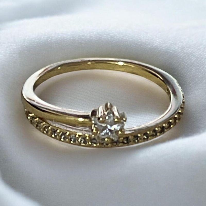 Anel Brilhante Solitário Brilhantes