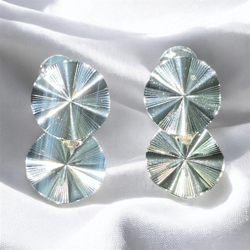 Brinco Redondo Duplo Amassado