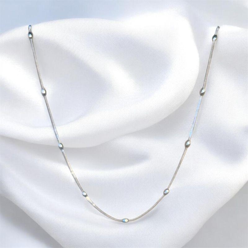 Corrente Rabo de Rato com Bolinha Oval