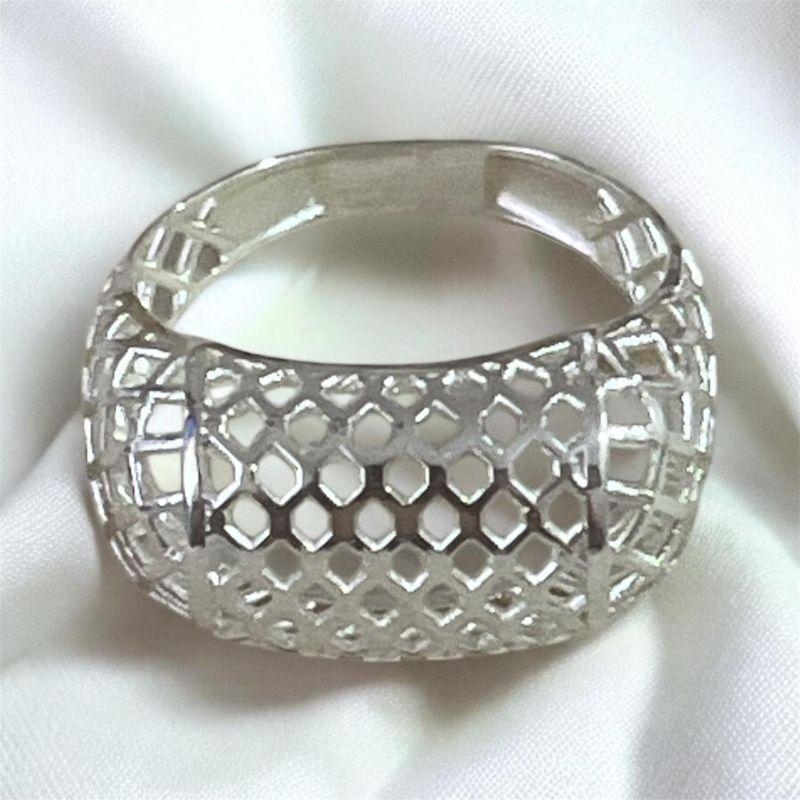 Anel Aramado Retangular