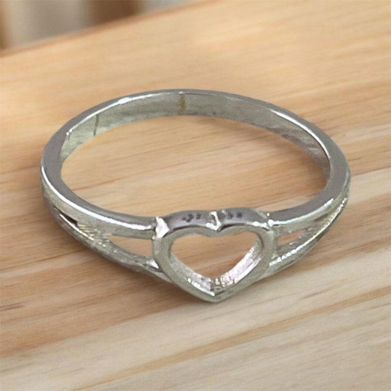 Anel Coração Vazado