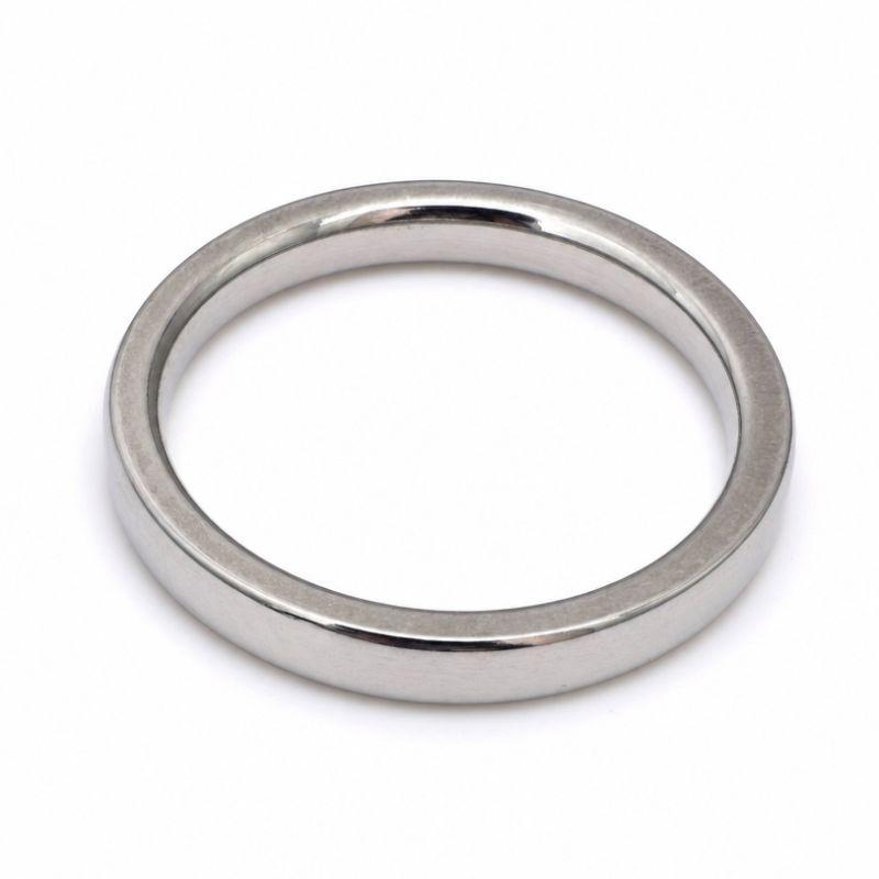 Aliança Inox Borda Reta