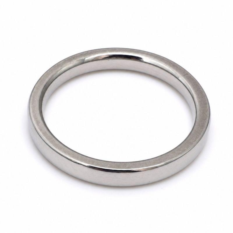 Aliança Inox Borda Reta