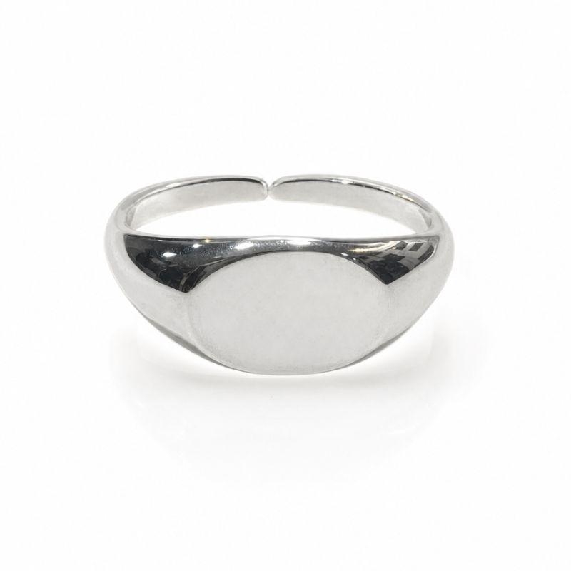 Anel Base Superior Oval Regulável