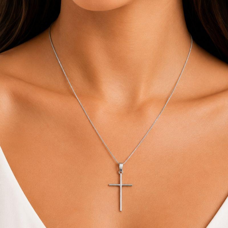Corrente Veneziana com Crucifixo Liso