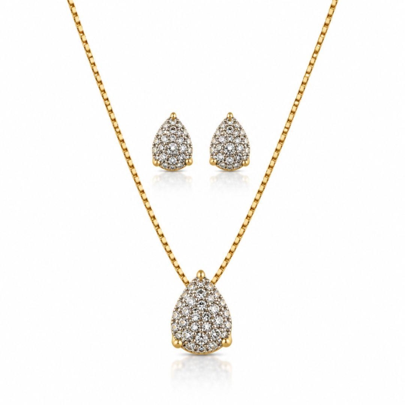 Conjunto Gota c/ Microzirconias