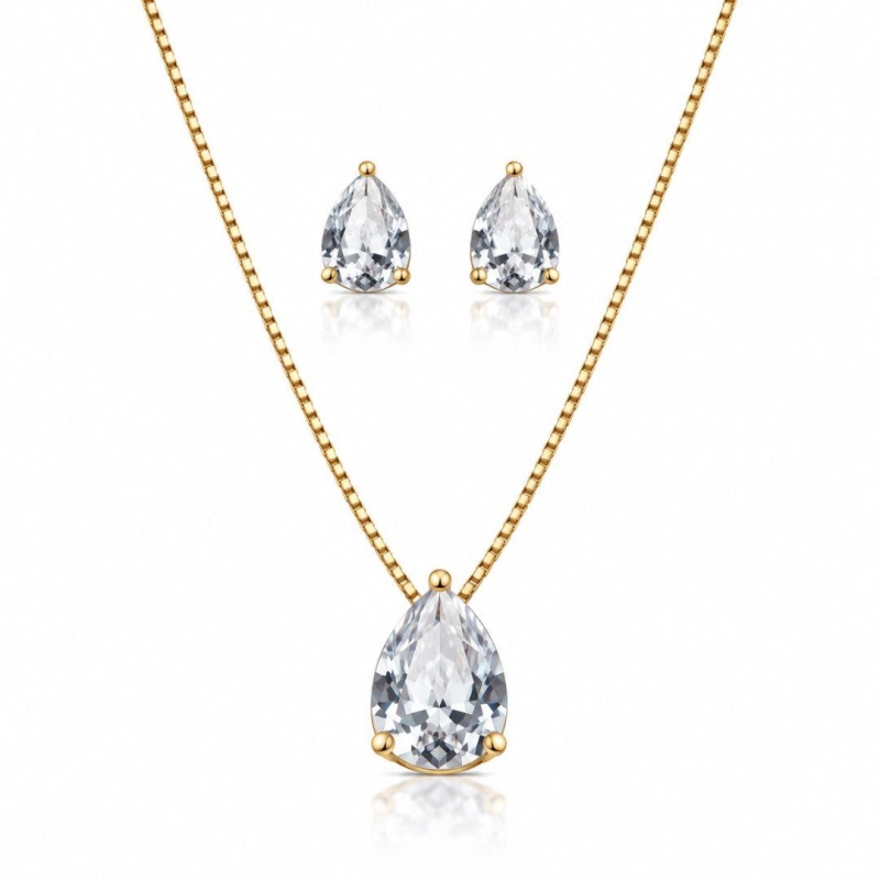 Conjunto Gotas Cristal